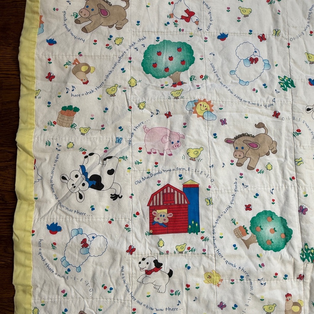 Animal Farm 45”x40” -The Old McDonald Collection ~ Cheri L. Strole Cotton Quilt - Picture 9 of 11